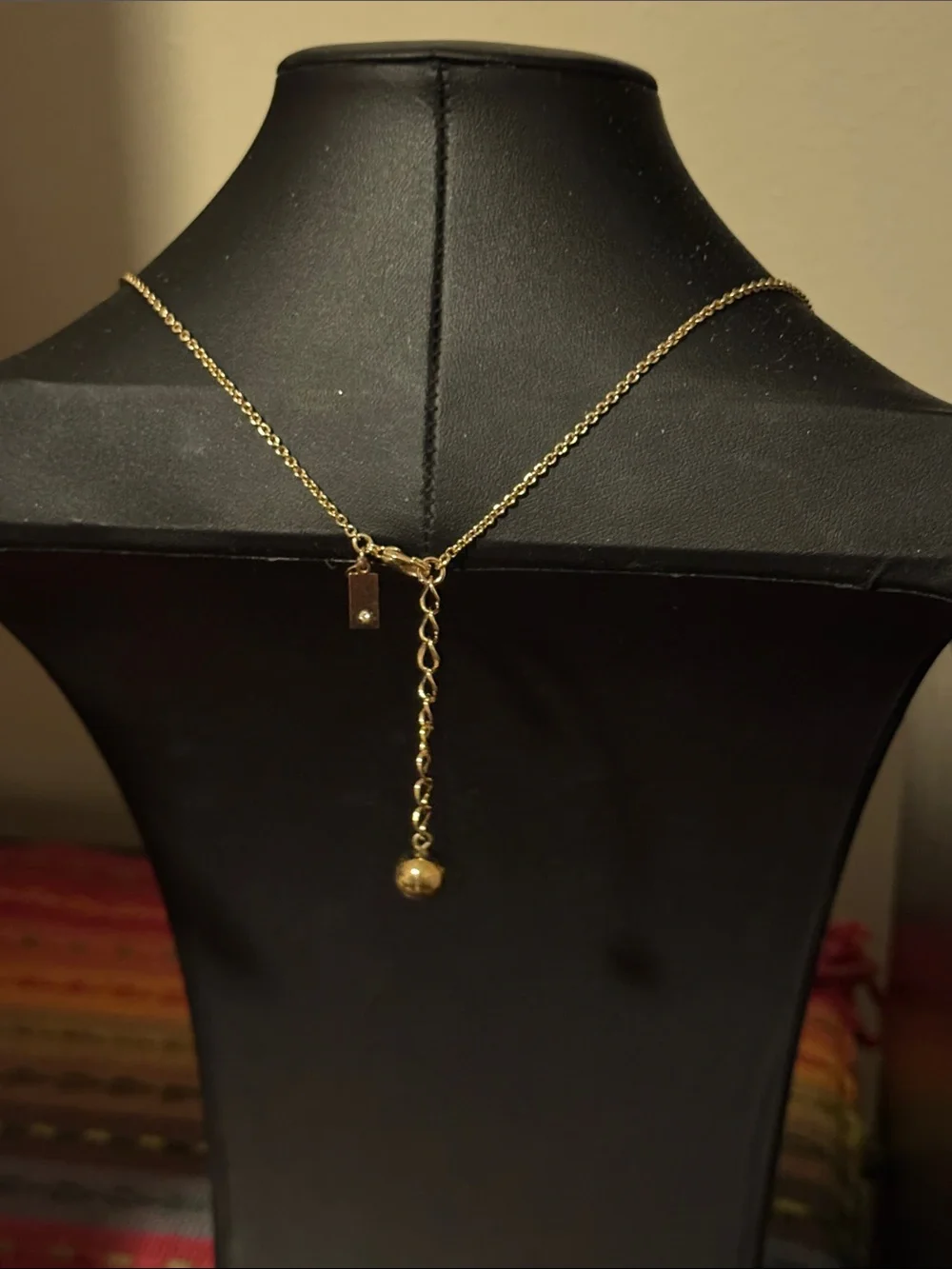 kate spade Gold Spade Motif Long Station Necklace